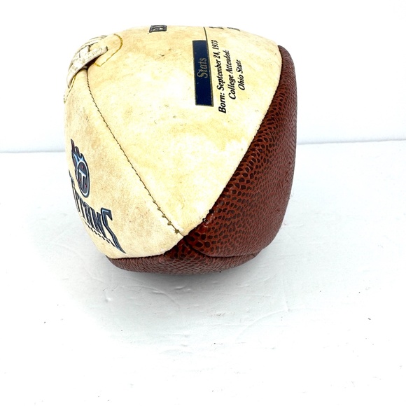 Eddie George #27 Tennessee Titans NFL Commemorative Football Wilson Collectible - Picture 6 of 8